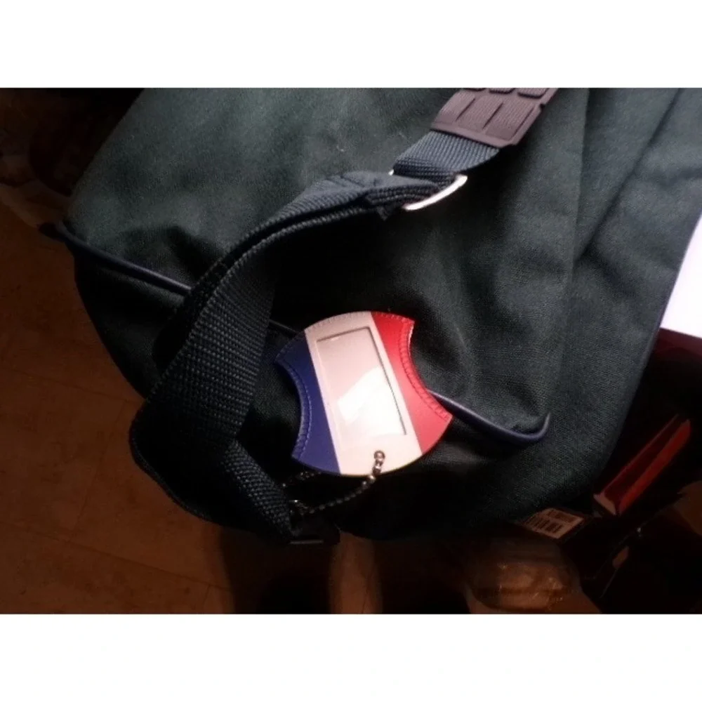 American Tourister Messenger Bag Green Canvas Adjustable Strap‎ Laptop Bag